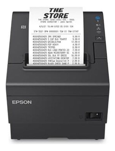 Impresora térmica Epson TM-T88VII Omnilink color negro