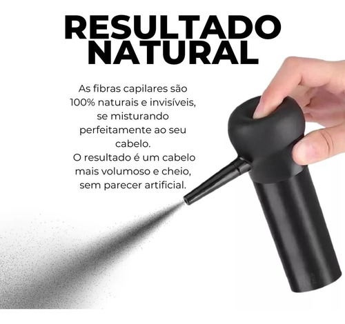 Aplicador De Fibra Capilar Compatível Com Pansly E Outros
