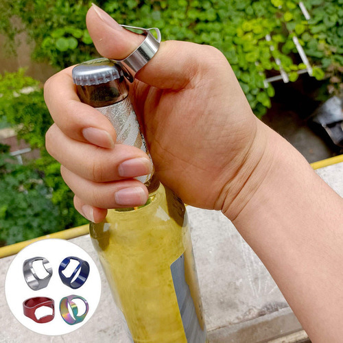 4 Piezas Abridor De Botellas Herramienta De Barra De Cerveza