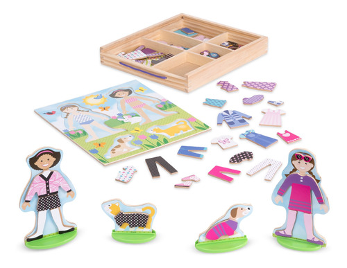 Melissa & Doug Mejores Amigos Magnético De Vestir