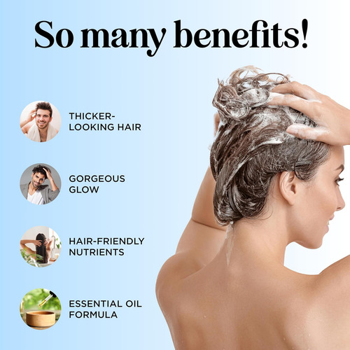 Champú voluminizador de biotina para cabello fino - Champú