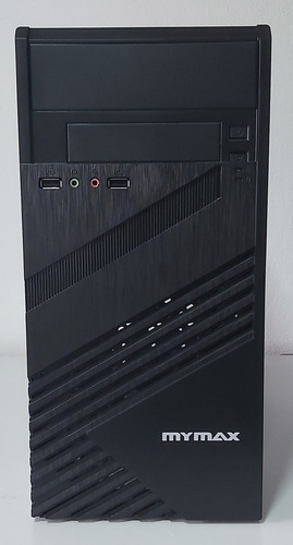 Gabinete C/ Fonte 200w 1 Baia Mymax Escritório Pequeno 2 Usb