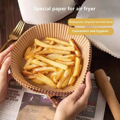 Plato De Papel Para Freidora De Aire, 50 Pieces, 20 Cm Color 1