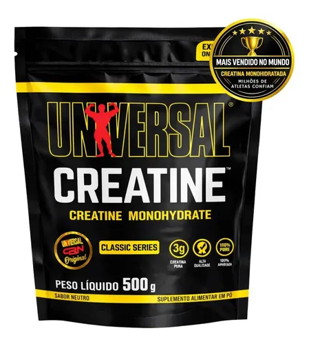 Creatina Monohidratada 500g Refil Universal Nutrition