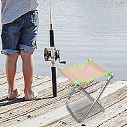 Taburete Plegable Portátil Reclinable, Reposapiés,