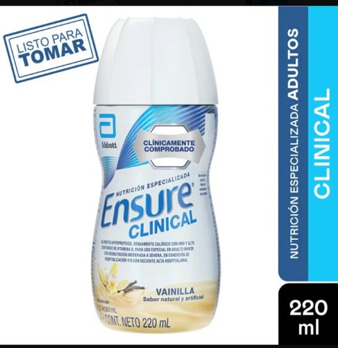 Ensure Clinical 220 Ml 15 Unidades - L a $8667