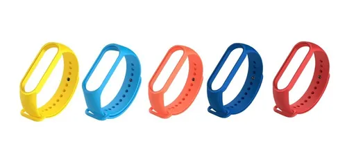 Pack 5 Correas De Recambio Varios Colores Xiaomi Mi Band 5 6