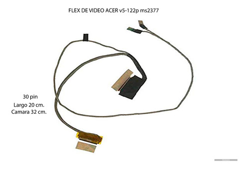Flex De Video Acer Aspire V5-122p Ms2377 50.4lk06.001