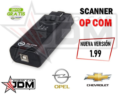 Scanner Op Com Chevrolet Opel + Adaptador 10 Pin