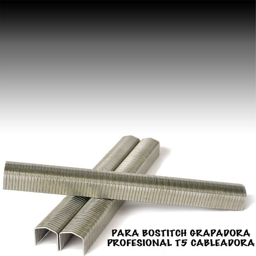 Grapas Profesionales 10 Mm. P/grapadora T5 Bostitch Cablear