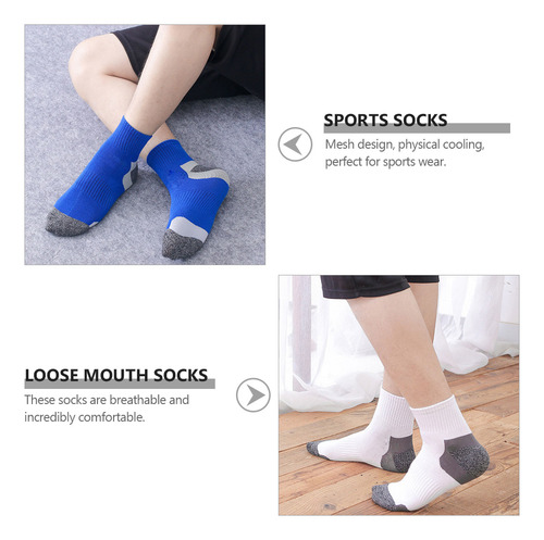 5 Pares De Calcetines Transpirables Y Absorbentes De Sudor,