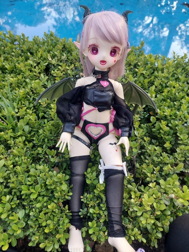 Muñeca Bjd 1/4, Cambio De Ojos Y Peluca (Usado)