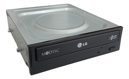 Reproductor y grabador Sata de CD y DVD LG GH24ns90, color negro