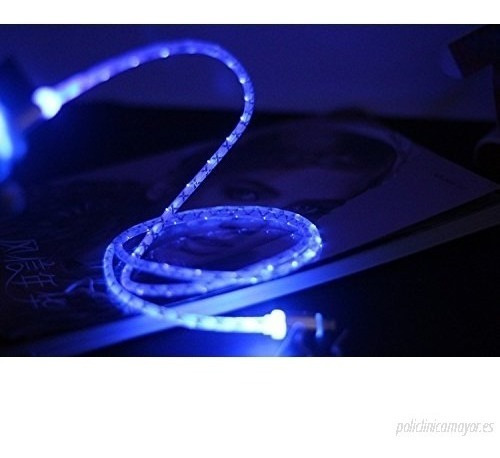 Imagen 7 de 9 de Cable De Carga Usb Para iPhone/ Android Led Luz.