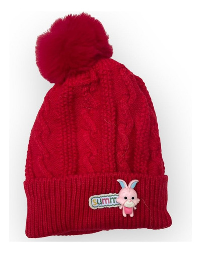 Gorrito Bebé Invierno Liso Trenzado