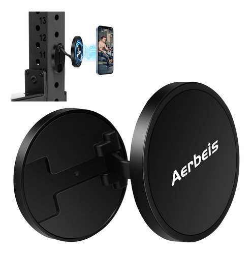 Aerbeis Soporte Magnetico Plegable Para Telefono Gimnasio