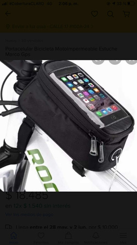 Estuche Porta Celular Gps Impermeable Bicicleta Moto