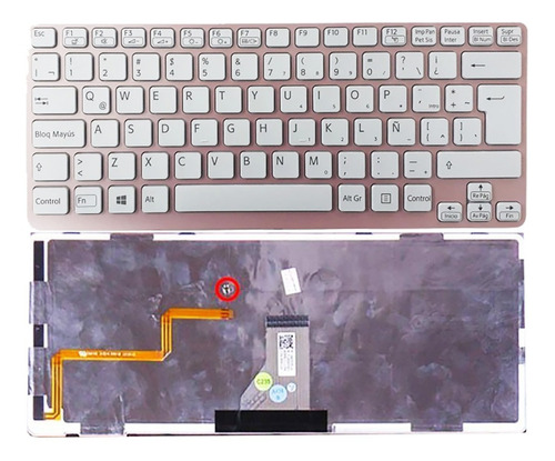 Teclado P Sony Vaio Sve14 Series Sve14111eg Sve14111egb Rosa