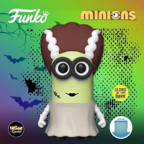 Funko Pop!! Minions Bride Kevin!! Glow!! Brilla Uv Exclusivo (Usado)