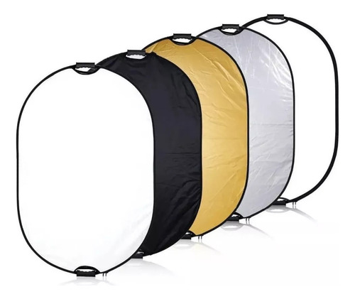 Rebatedor Oval 5 Em 1 90x120cm 5x1 90x120 Cm Com Alça De Mão