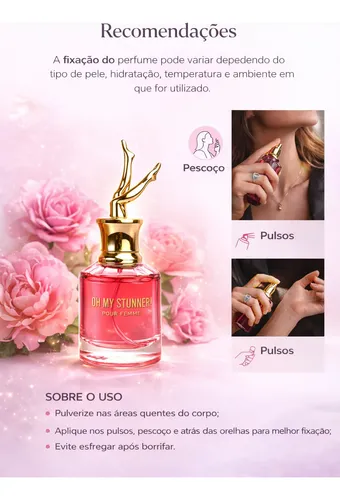 Perfume Árabe Feminino 30ml Doce Sedutor Alta Fixação Luxo