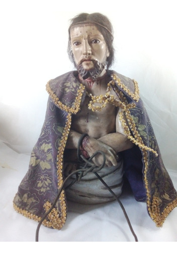 Escultura Em Madeira Cristo Século X I X Português (Usado)