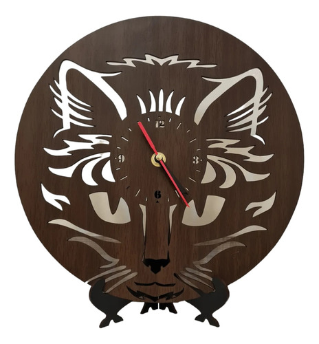 Reloj Analogo Diseño De Gatos