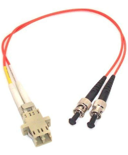 Cable Adaptador De Fibra Óptica Lc (hembra) A St (macho) Mul