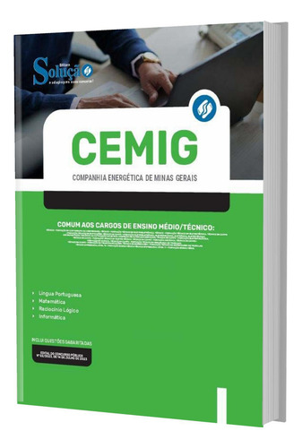 Apostila Concurso Cemig 2023 - Cargos Ensino Médio/técnico