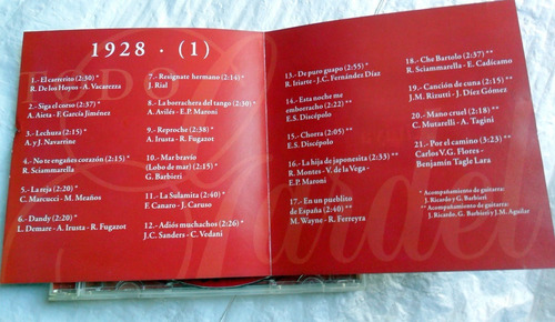 Todo Carlos Gardel : 21 Temas 1928 * Cd Spain Impecable (Usado)