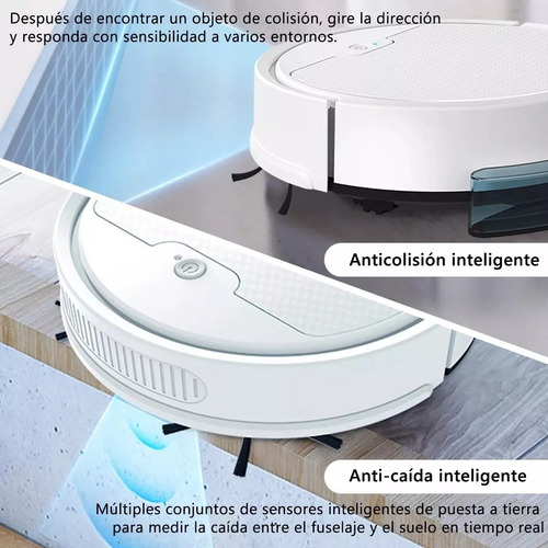 Aspiradora Trapeadora Robot Inteligente De 3000pa Wifi/app