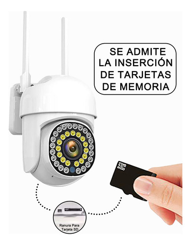 Foco Camara 360° Exterior/interior Power Adapter 360° Visión Blanco 10pz
