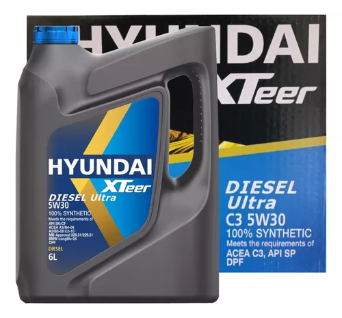 Aceite 5w30 1 Litro C3 Sn Hyundai Xteer Diesel Dpf Sintetico