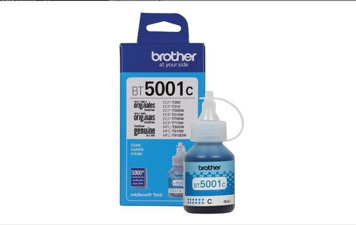 Imagen 1 de 2 de Brother Tinta Azul Bt5001c Inyección Tinta