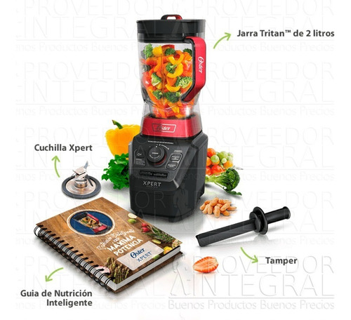 Licuadora Oster Xpert Series 2lt Vaso Tritan 2 Caballos Fuer