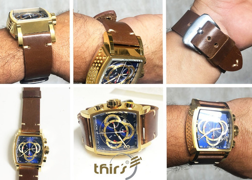 Pulseira Couro Invicta S1 Touring Rally Alcantara Varios Mod