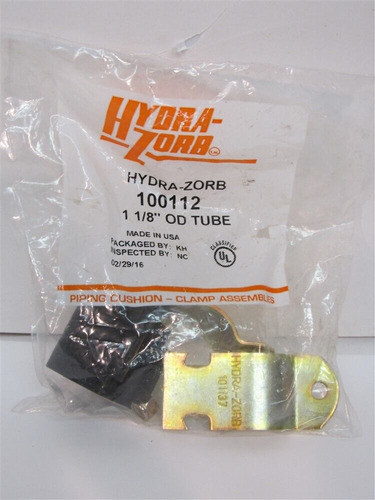 Hydra-zorb 100112, 1-1/8  Piping Cushion Clamp 1-1/8  Od Fyy