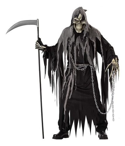 Disfraz De Grim Scythe Grim Reaper Para Fiesta De Halloween
