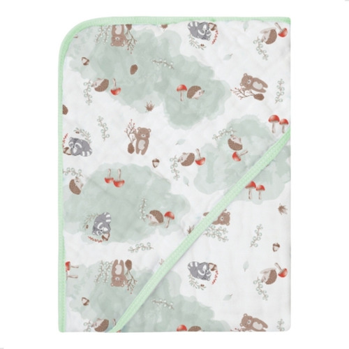 Toalha De Banho Infantil Bebê Soft Capuz Fralda Algodão