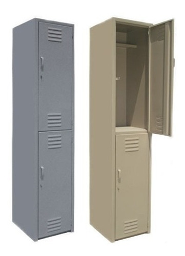 Locker Casillero Estandar Metalico 2 Puertas