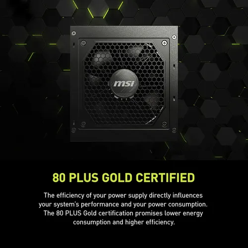 Fuente De Alimentación Msi Mag A750gl Pcie 5 & Atx 3.0 Ga...