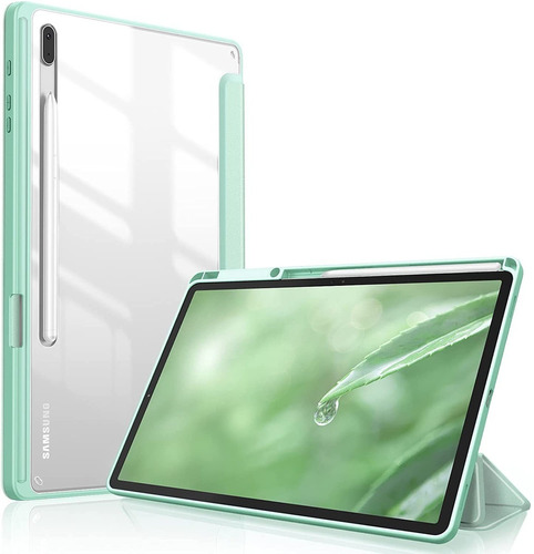 Funda Para Galaxy Tab S7 Fe (sm-t730/t733/t736/t738) Verde