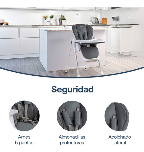 Periquera Easyfeed BBS-PER-EA Color Gris Bebesit