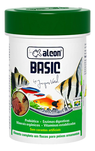 Alcon Basic Flocos - Pote 20g - Ração Peixe