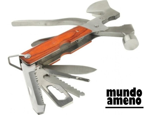 Multi Herramienta Hacha Martillo Alicate 10 En 1