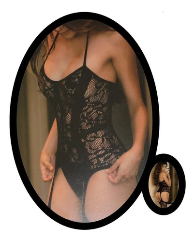  Body De Mujer Malla Tipo Enterito -  Babydoll 