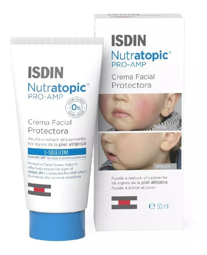 Nutratopic Pro-amp. Crema Facial Hidratante. Isdin