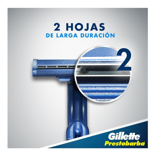 Imagen 5 de 9 de Maquina Afeitar Gillette Prestobarba Ultra Grip Sense X1u
