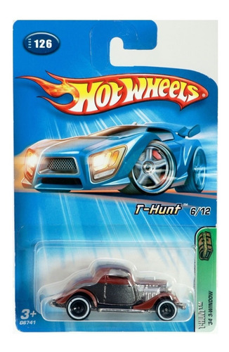 34 Ford 3 Window Coupe Hot Wheels Ruedas De Goma Solo Envios