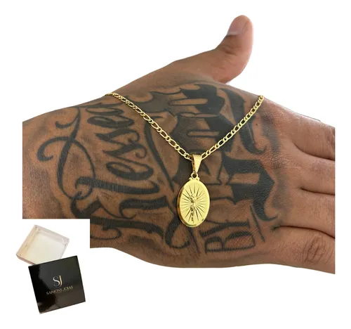 Corrente Masculina Não Sai Mais A Cor Com Banho 24k
